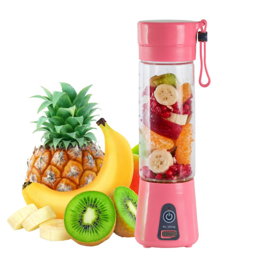 USB Chargeable Juicer Blender 6 Blades 380ml - Portable Juicer Cup & Smoothie Maker