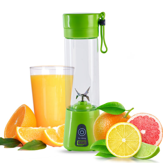 USB Chargeable Juicer Blender 6 Blades 380ml - Portable Juicer Cup & Smoothie Maker