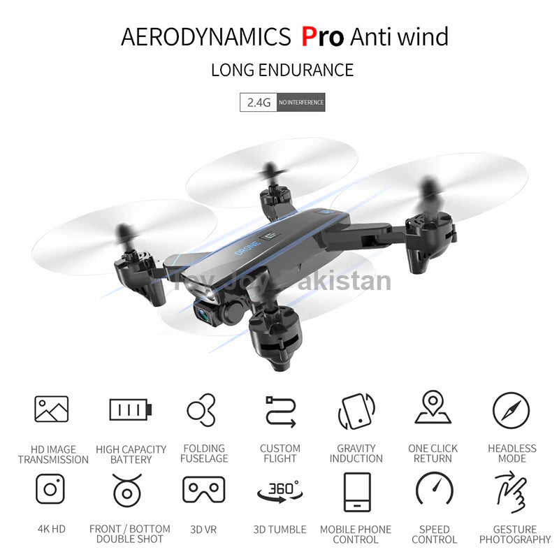 Vanguard S173 Foldable Drone with 480p Wi-Fi Camera | Mid-Range FPV Drone with Remote Control & Real-Time Transmission