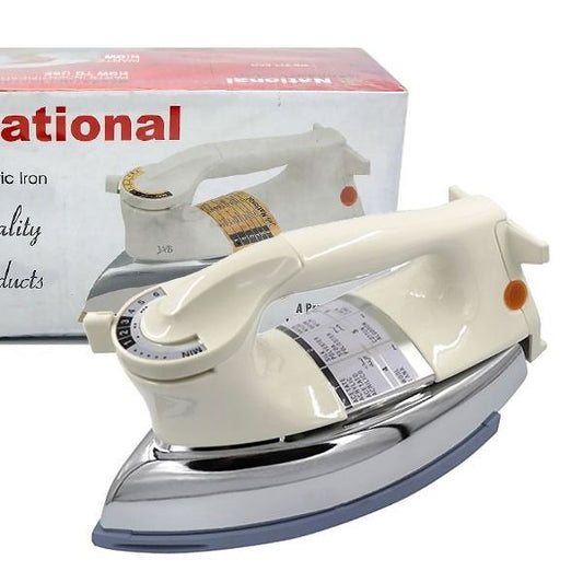 Dry Iron- Deluxe Automatic Heavy Duty Dry Iron - Lightweight Iron with Stainless 1000Watts Non-Stick Coating