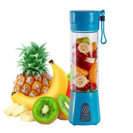 USB Chargeable Juicer Blender 6 Blades 380ml - Portable Juicer Cup & Smoothie Maker